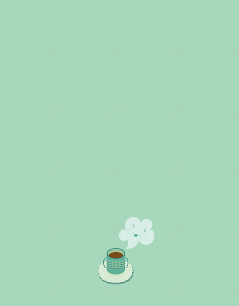 青蓝色茶杯简约背景jpg设计背景_新图网 https://ixintu.com H5 h5 卡通 幸福 微笑 快乐 手绘 满足 热气 童趣 纯色 茶杯 青蓝色
