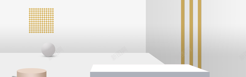 场景立体方块夏季上新banner背景psd设计背景_新图网 https://ixintu.com banner背景 促销 几何 场景 夏季上新 家居 家装 立体方块