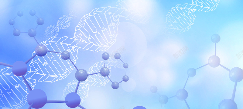 蓝色科技生物医疗分子bannerjpg设计背景_新图网 https://ixintu.com DNA 分子 医疗 商务banner 无机生物 物联网 生物 生物科技 科技 蓝色 螺旋形 遗存