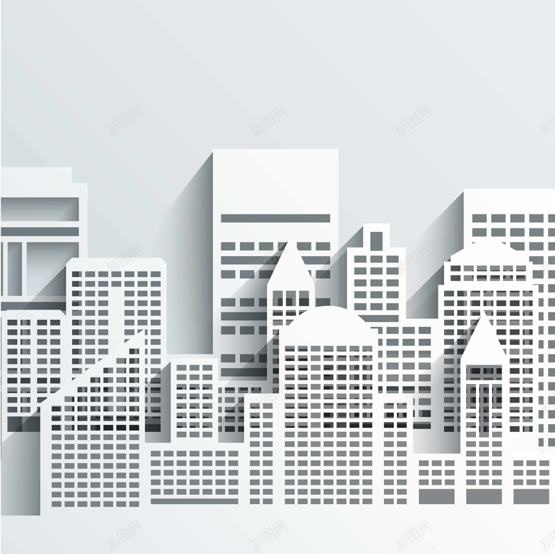 城市建筑剪纸风海报背景模板jpg设计背景_新图网 https://ixintu.com AI 创意 剪纸风 城市 建筑 海报 矢量 立体 简洁 简约