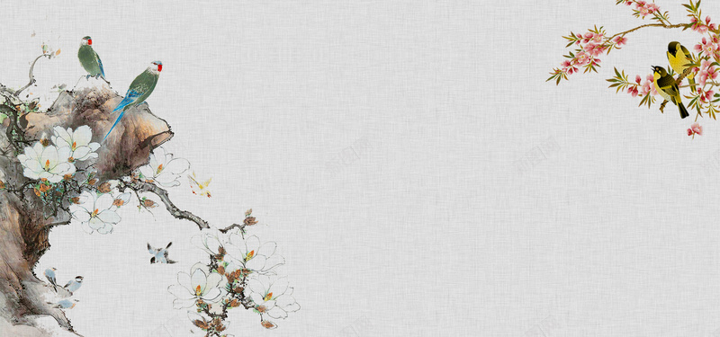 中国风水墨宣纸山水背景图psd设计背景_新图网 https://ixintu.com 中国画 中国风 传统 古风 墨迹 宣纸 宣纸肌理 小舟 山水 毛笔画 水墨 海报 湖泊 竹子 红日 质感 远山