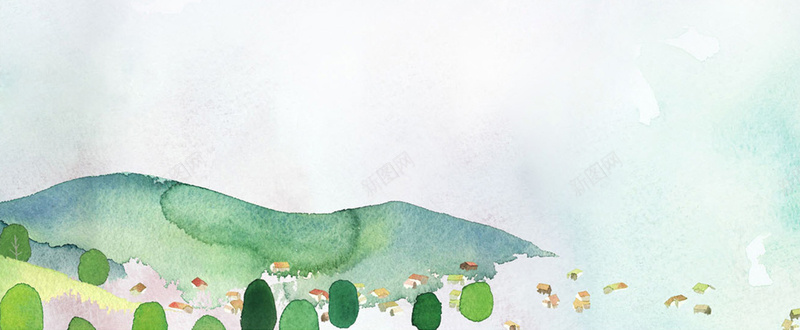 小清新唯美背景jpg设计背景_新图网 https://ixintu.com 唯美 小清新 山 插画 文化艺术 文艺 水彩 海报banner 简约 绘画书法 肌理 背景 草地 设计 质感