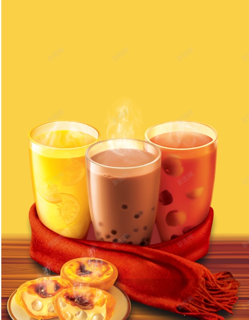 奶茶背景cdr设计背景_新图网 https://ixintu.com 奶茶 早点 浓香 海报 美味 背景