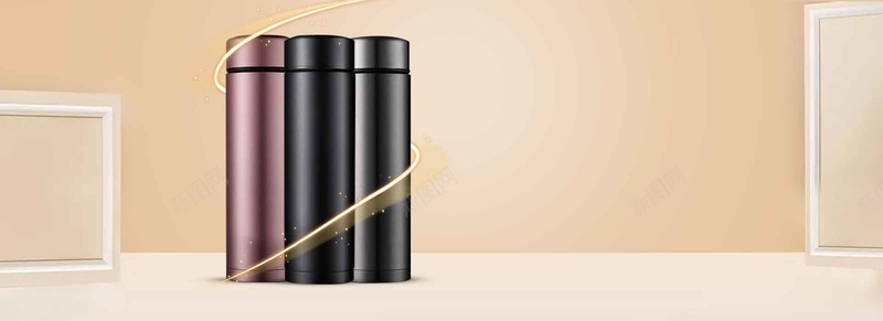 简约大气保温杯上新bannerpsd设计背景_新图网 https://ixintu.com 保温杯上新 北欧风 大气 展台 清新 相框 简洁风 简约