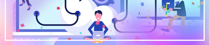 紫色渐变促销背景图psd设计背景_新图网 https://ixintu.com 25D 促销 双11 双十一 场景图 活动背景 渐变流 漂浮元素 糖果