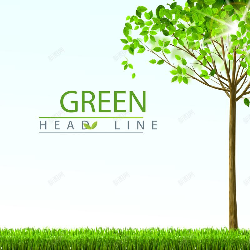 简约环保绿色海报jpg设计背景_新图网 https://ixintu.com 卡通画 树 植物 环保广告 环保海报 白色 简约环保海报 绿色地球 绿色插画 草地