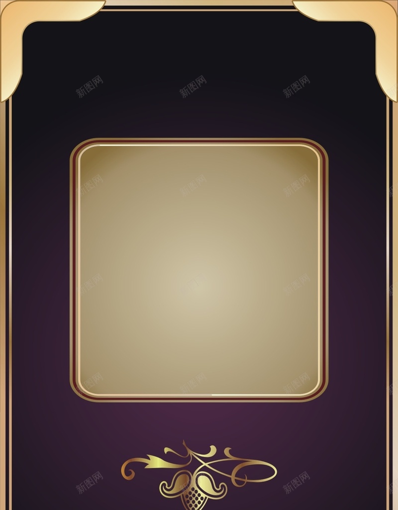 简约婚礼请柬H5背景cdr设计背景_新图网 https://ixintu.com 婚礼 简约 紫色 结婚 请帖背景 请柬 边框 邀请函 邀请函背景 黄色