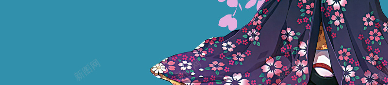 日式和服海报背景psd设计背景_新图网 https://ixintu.com 大气海报 宣传海报 文艺海报 日系海报 春季海报 梦幻海报 水彩海报 简约海报 节气海报