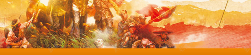 长征胜利81周年psd设计背景_新图网 https://ixintu.com 万里长征 中国风 卡通海报 复古海报 手绘海报 抗日战争 红军海报 长征海报