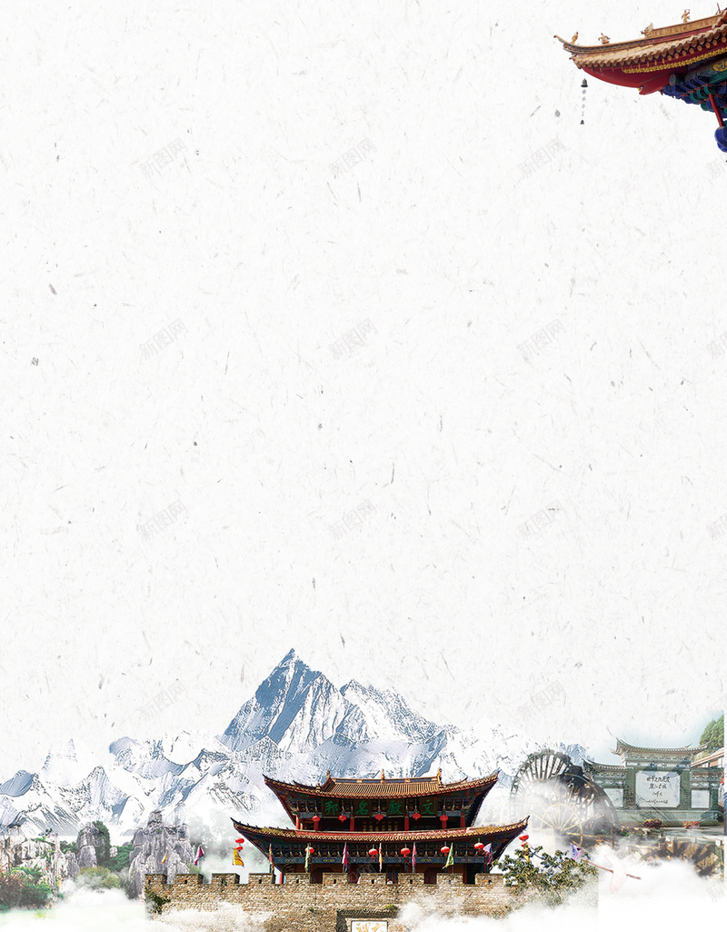 云南印象海报背景psd设计背景_新图网 https://ixintu.com 中国风 云南大理 云南文化 云南旅游 云南旅游指南 大理古城 大理旅游 旅行社