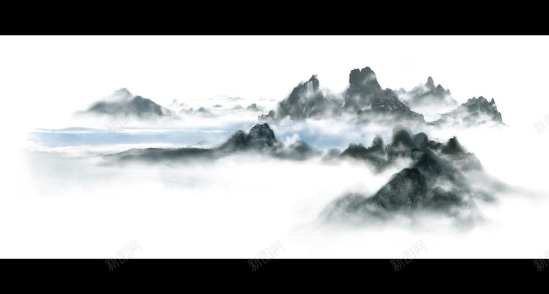 意境山水水墨画jpg设计背景_新图网 https://ixintu.com 山水 意境 水墨 背景 风景