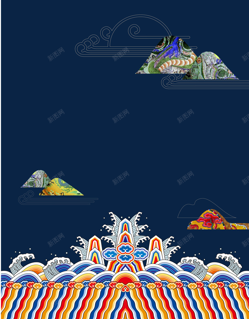 中国传统花纹艺术展海报矢量图ai设计背景_新图网 https://ixintu.com 中国传统花纹 中国风 古典 开心 文艺 简约 绚丽 矢量图