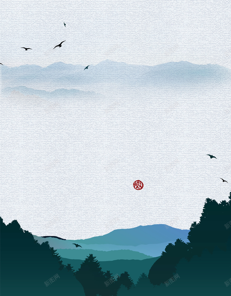 中国风水墨白露背景psd设计背景_新图网 https://ixintu.com 中国古典文学 中国风 二十四节气 古典诗词 古风 国学文化 学术 山水 新图网 水墨风 淡雅 白露
