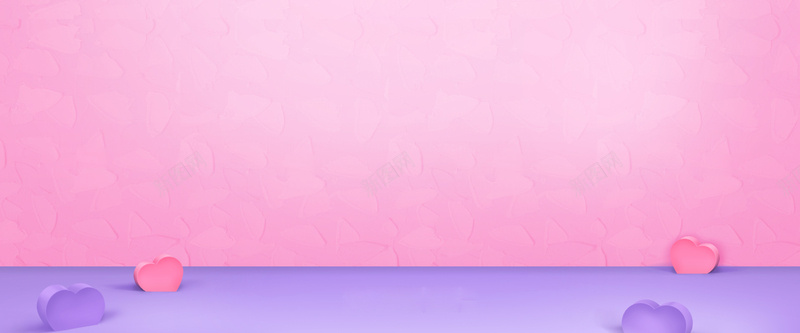 简约小清新背景banner装饰jpg设计背景_新图网 https://ixintu.com 小清新 心形 文艺 海报banner 简约 粉色 糖果色 背景banner装饰