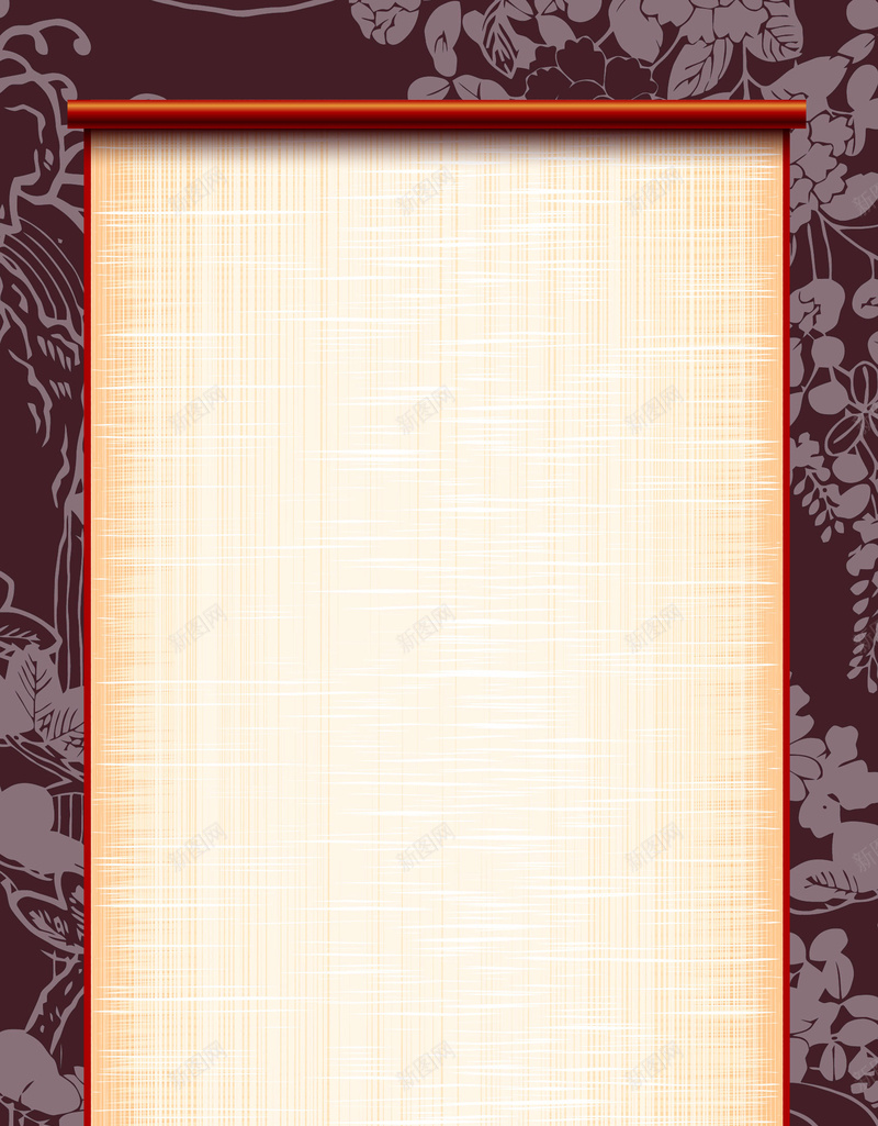 中国风底纹 传统底纹 卷轴 古典 古典底纹 古典纸张 古风 手绘 画卷