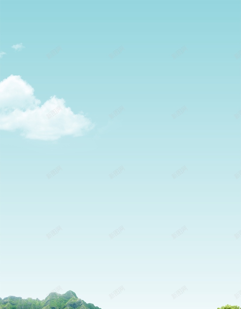 蓝色清新草地背景cdr设计背景_新图网 https://ixintu.com 小清新 文艺 清新 白云 简约 绿草 花卉 草原 蓝天