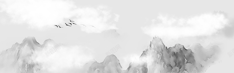 中式中国风创意山水海报banner背景jpg设计背景_新图网 https://ixintu.com 中国风 小清新 彩墨背景 彩色 彩色水墨 彩色背景 文艺 水墨 水墨背景 清新 清新背景 背景 音乐