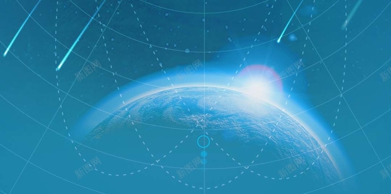 几何科技H5背景psd设计背景_新图网 https://ixintu.com H5 互联网 几何 商务 地球 星空 科幻 科技