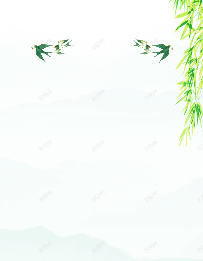 清明节柳树燕子小桥PSD分层H5背景psd设计背景_新图网 https://ixintu.com H5背景素材 PSD分层 小桥 小清新 柳树 清明节 燕子 简约 绿色