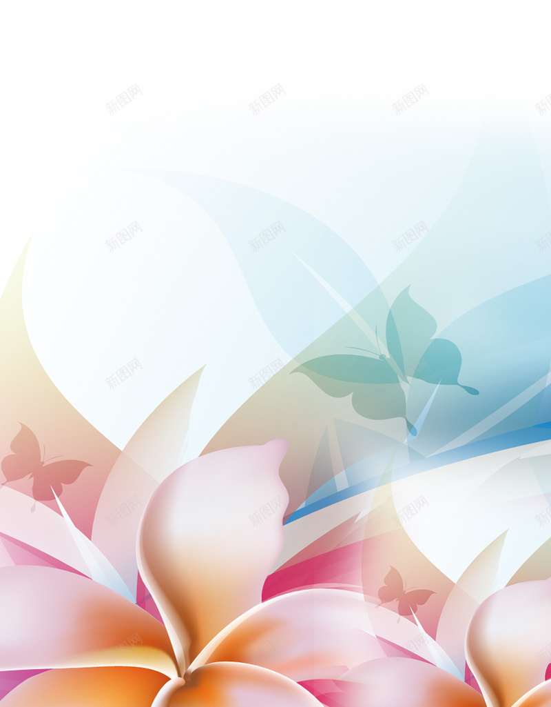 化妆品展架背景psd设计背景_新图网 https://ixintu.com PSD 多彩 小清新 展架 文艺 易拉宝 浪漫 简约 花朵