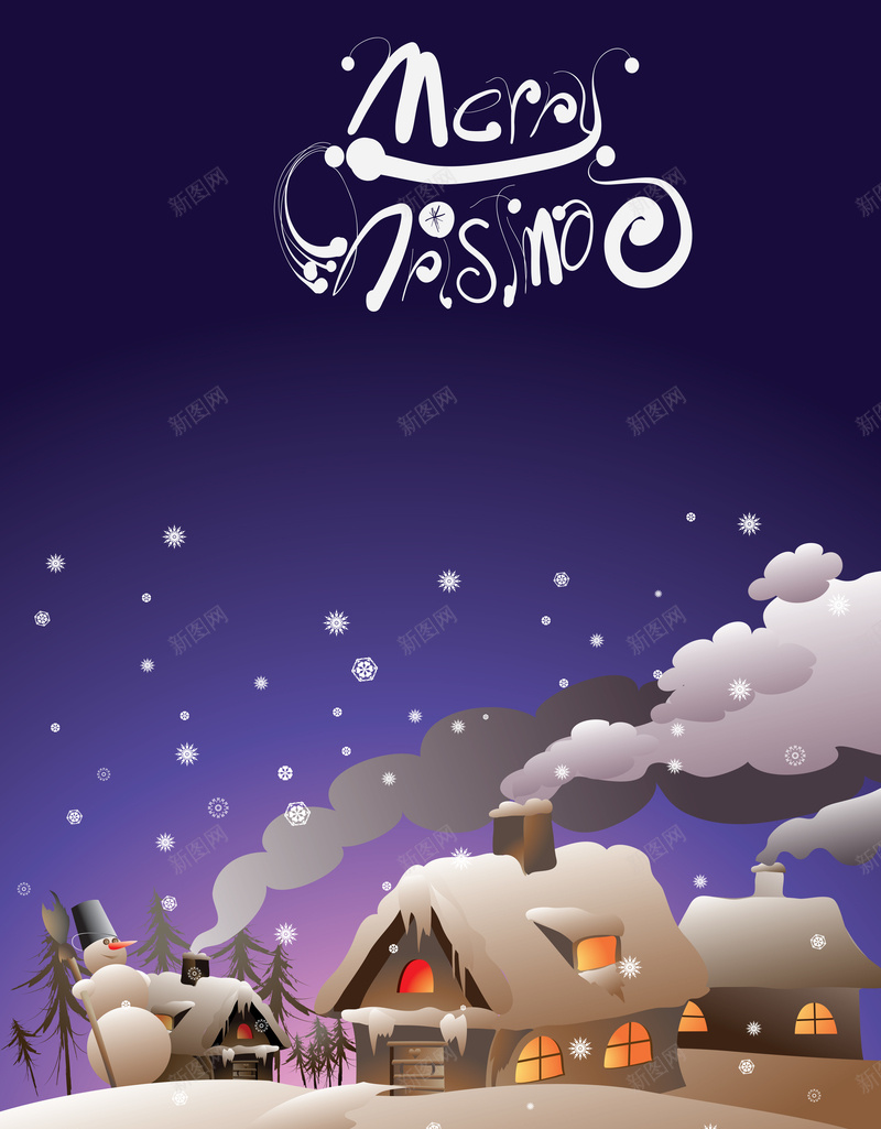 美式圣诞夜木屋矢量背景ai设计背景_新图网 https://ixintu.com 冬季雪景素材 商业祝福背景 圣诞夜景海报 圣诞矢量木屋素材 开心 浪漫梦幻 矢量圣诞字体 矢量图