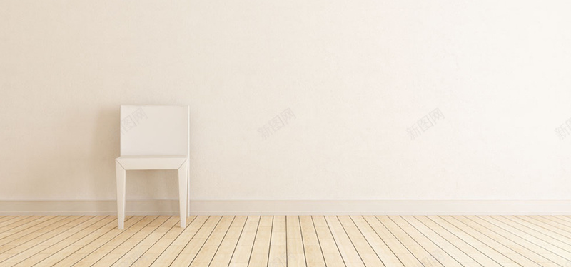 室内背景图jpg_新图网 https://ixintu.com 室内 摄影 木板 椅子 海报banner 白色 简约 风景