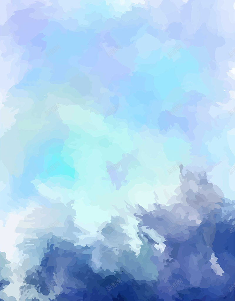 创意水彩封面画册背景jpg设计背景_新图网 https://ixintu.com 创意 商务封面 宣传手册 广告宣传 抽象 杂志封面 水彩背景 现代感 矢量素材 蓝色水彩