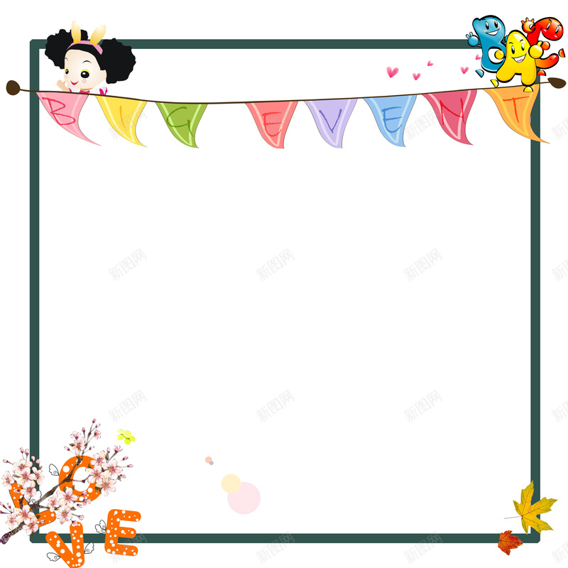 童趣童真儿童儿童节卡通psd设计背景_新图网 https://ixintu.com 儿童 儿童节 卡通 小女孩 相框 童真 童趣 红旗 花朵