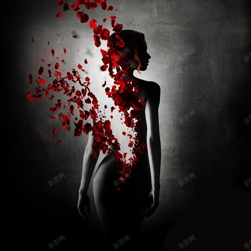 女人与玫瑰背景jpg设计背景_新图网 https://ixintu.com 女人 女性 激情 狂欢 玫瑰 美容