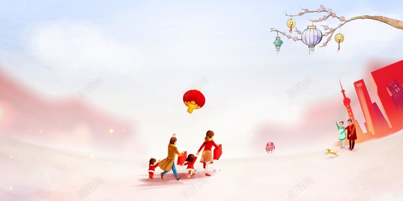 2018欢度春节回家过年背景模板psd设计背景_新图网 https://ixintu.com 2018年 2018春节 PSD源文件 PSD素材 中国风 分层文件 喜庆 回家的路 回家过年 戊戌年 新年 新年快乐 新春 春运 狗年 狗年吉祥 狗年大吉 生肖狗 红色 背景模板 背景海报 背景素材 高清背景