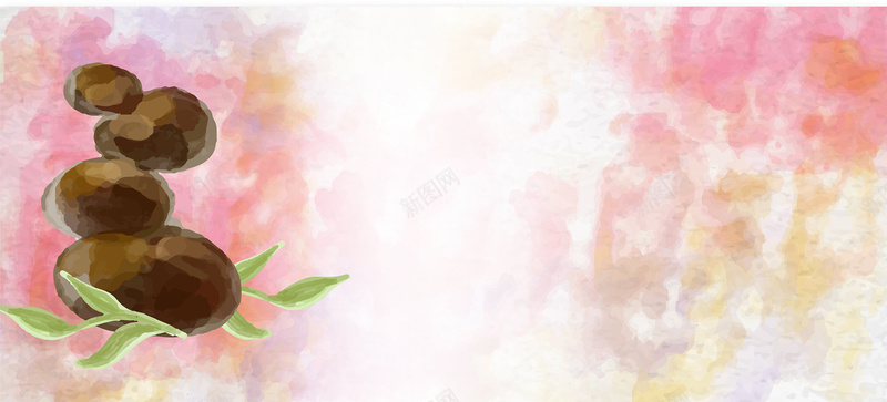 欧式清新美容spa广告详情页水彩背景矢量图ai设计背景_新图网 https://ixintu.com 唯美 广告背景 柔美 浪漫背景 清新 矢量背景 粉色背景 详情页背景 矢量图