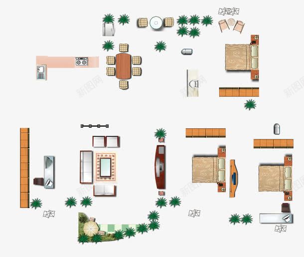 户型图家具png免抠素材_新图网 https://ixintu.com 俯视图沙发 地产后期家居家具 地产家具 室内俯视图 室内设计 家居装修 家装布局 平彩图 平面户型图 平面户型图卧室床素材 床平面图 彩平图 彩平图家具 户型图家具 户型家居 房地产家居摆设 房间俯视图 房间平面图 装修家具 装修设计