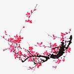梅花古典水墨风格名片png免抠素材_新图网 https://ixintu.com 古典 名片 梅花 水墨 设计 风格