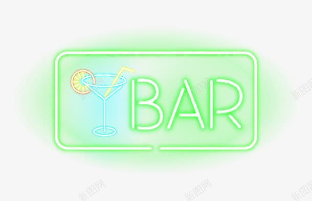 炫酷绿色霓虹灯bar酒吧标志png免抠素材_新图网 https://ixintu.com bar 标志 炫酷 绿色 酒吧 霓虹灯