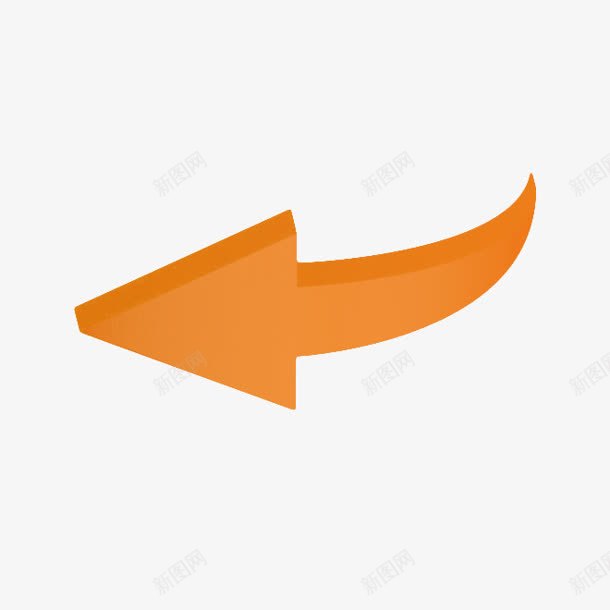 扁平手绘三维箭头png免抠素材_新图网 https://ixintu.com 扁平 箭头