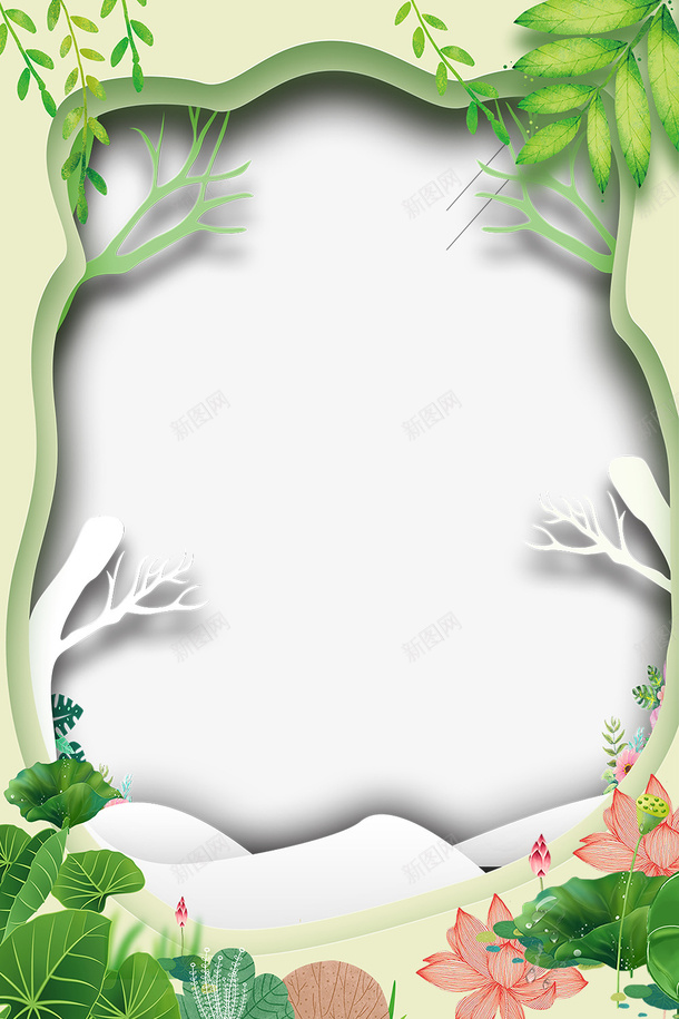 二十四节气之大暑小清新剪纸立体psd免抠素材_新图网 https://ixintu.com 二十四节气 二十四节气之大暑小清新剪纸立体边框免费下载 剪纸 处暑 大暑 文艺 海报 海报边框 清新 立体 简约