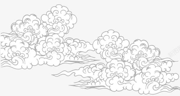 中国祥云元素png免抠素材_新图网 https://ixintu.com 中国 中国元素 中国风 祥云