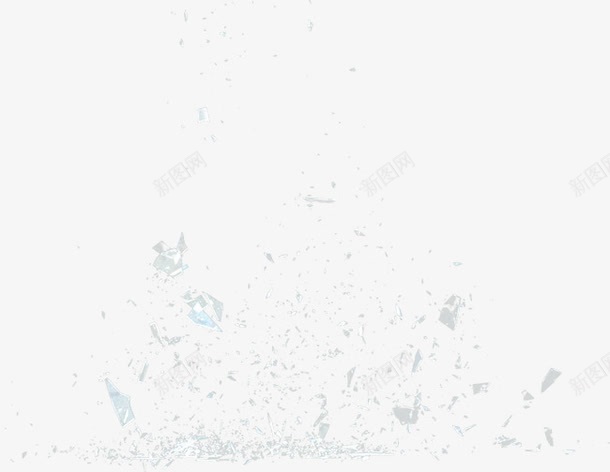 玻璃渣png免抠素材_新图网 https://ixintu.com 爆炸 玻璃渣 碎片