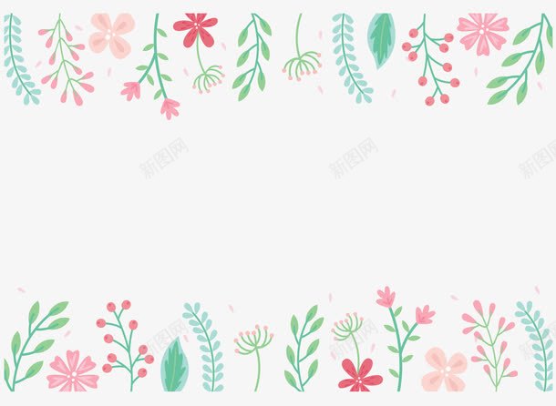 鲜花绿叶png免抠素材_新图网 https://ixintu.com 彩色花朵 春天 春天花朵 春天花藤 浪漫春天 绿叶 鲜花
