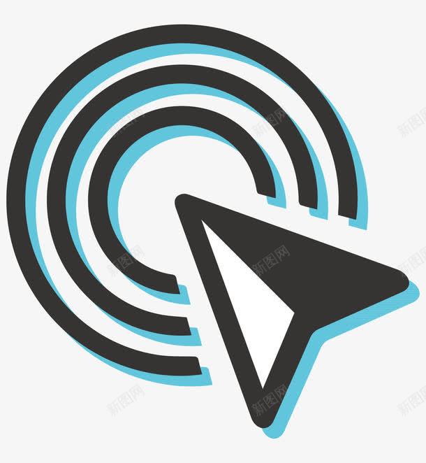 指针鼠标png免抠素材_新图网 https://ixintu.com 指针 简洁箭头 鼠标 鼠标点击