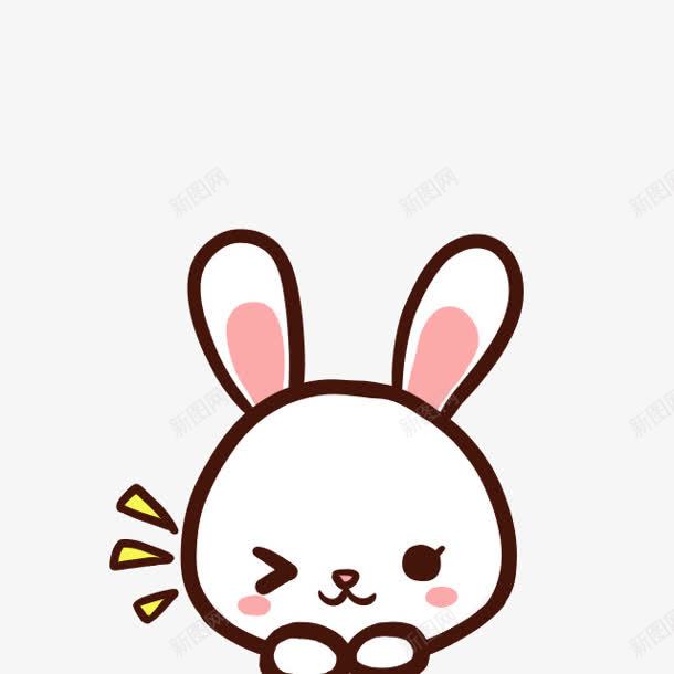 萌萌哒小兔子png免抠素材_新图网 https://ixintu.com 兔子简笔画 小兔子 萌萌