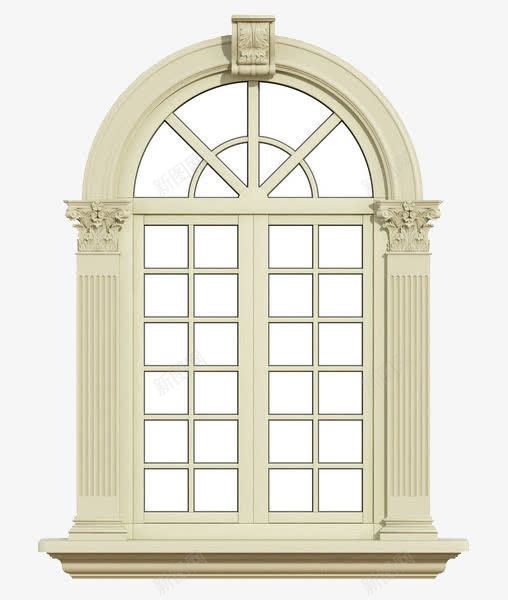 白色手绘门窗png免抠素材_新图网 https://ixintu.com 建筑门窗 手绘 手绘拱门 手绘门窗 拱门 欧式门窗 白色