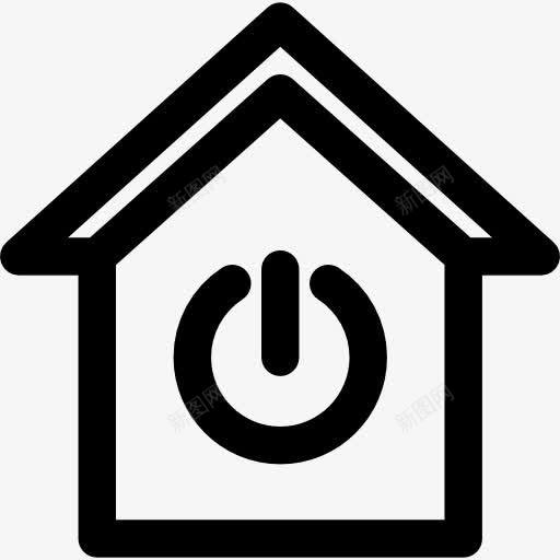 智能家居图标png_新图网 https://ixintu.com 建筑 房地产 房子 智能家居 电力 能源