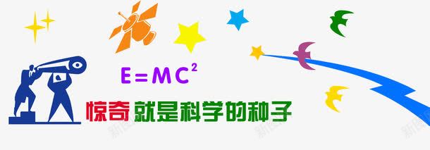 科学实验室文化墙psd免抠素材_新图网 https://ixintu.com 实验室 实验室插画 惊奇 文化墙 科学