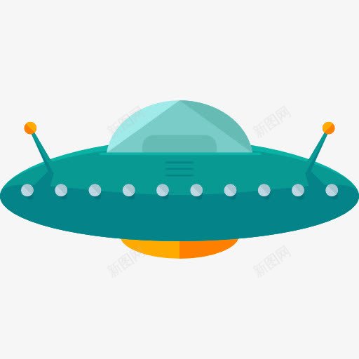 UFO图标png_新图网 https://ixintu.com UFO 外星人 科幻小说 运输 运输飞船