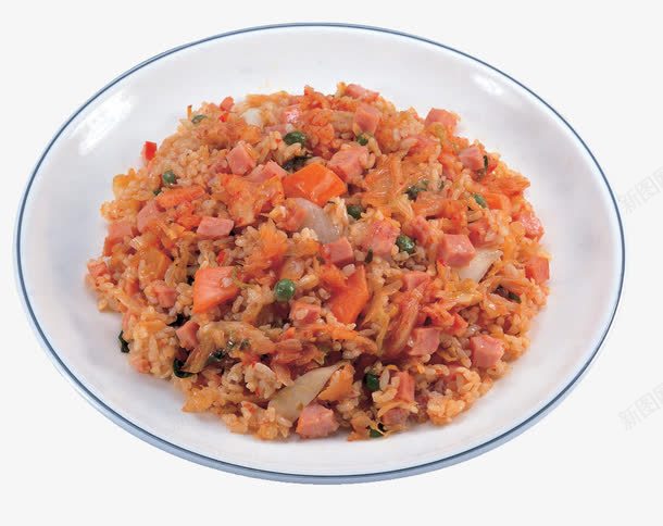 辣白菜炒饭png免抠素材_新图网 https://ixintu.com 传统美食 朝鲜族风味 韩国料理 餐饮美食