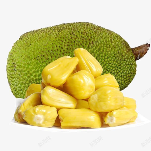 黄肉菠萝蜜png免抠素材_新图网 https://ixintu.com 产品实物 希源 海南 绿色 菠萝蜜 黄肉