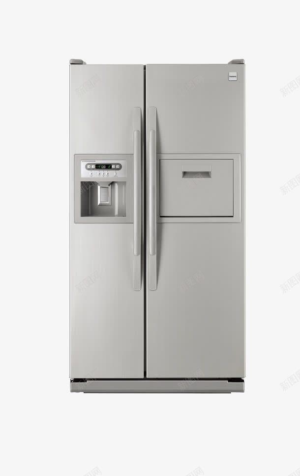 智能的对开门冰箱png免抠素材_新图网 https://ixintu.com 冰箱 家用电器 家电 对开门冰箱 智能 电冰箱 电器