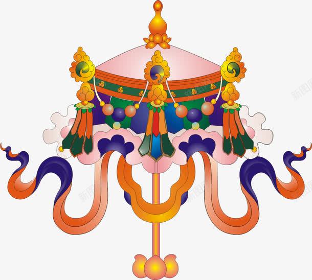 喜庆png免抠素材_新图网 https://ixintu.com 中华人民共和国西藏自治区 中国西藏 吉祥八宝 图案 祥云 节日 藏族八宝吉祥纹样 装饰 西藏三宝 西藏吉祥八宝图 转经筒