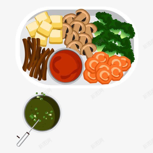 手绘蔬菜火锅美食png免抠素材_新图网 https://ixintu.com 佐料 火锅 火锅底料 精美食材 美食 胡萝卜 蔬菜 西兰花 调料 豆腐 餐饮 餐饮海报